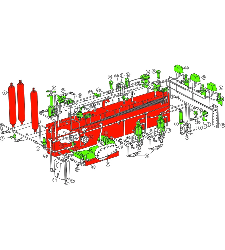 Accumulator Type 80 Koomey Unit Drilling Parts
